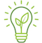 Logo green bloc ampoule