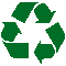 Logo green bloc de tri