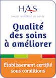 Image de la Certification sous condition de la Clinique des Ormeaux